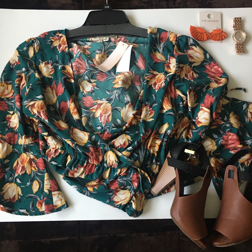 HIGH/LOW, FLORAL DRESS